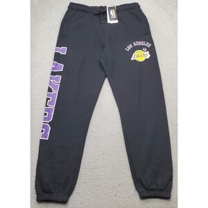 NBA Los Angeles Lakers Ultra Game Sweatpants Basketball Mens Medium Multi Fleece